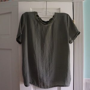 Dark Olive Green Top